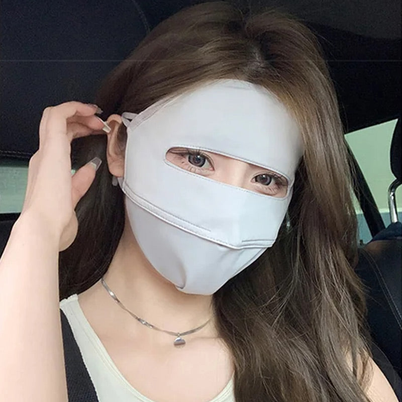 Ice Cooling Sunscreen Face Mask