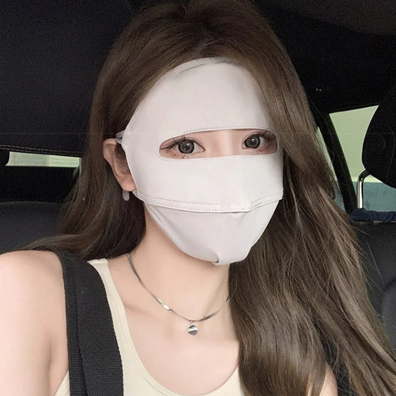 Ice Cooling Sunscreen Face Mask