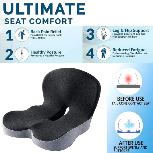 🎁Non-Slip Memory Foam Seat