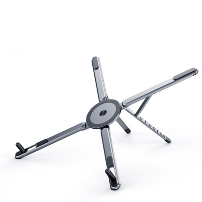 🎉50% KORTING!📱4-in-1 Multifunctionele Magnetische Apparaatstandaard: Aluminiumlegering – Draagbaar, Verstelbaar & Stabiel Voor Telefoon/Tablet/Laptop!
