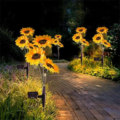 🌻 Realistic & Weatherproof | Solar Sunflower | IP65 Outdoor Decor