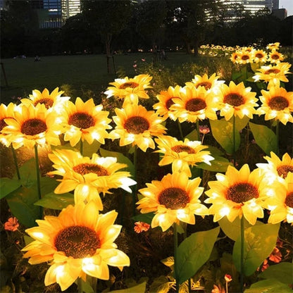 🌻 Realistic & Weatherproof | Solar Sunflower | IP65 Outdoor Decor