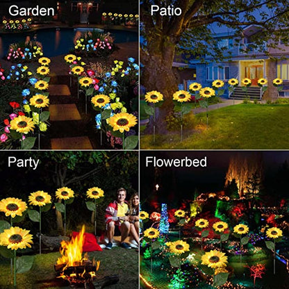 🌻 Realistic & Weatherproof | Solar Sunflower | IP65 Outdoor Decor