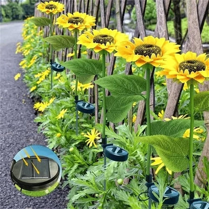 🌻 Realistic & Weatherproof | Solar Sunflower | IP65 Outdoor Decor