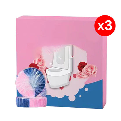 🚽✨ Dual-Color Toilet Cleaning Agent 🌊💙
