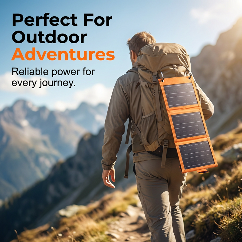 🔥Last Day Sale 60% OFF⏰☀️🔋Portable Solar Panel with USB Charging🏕️