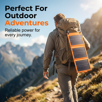 🔥Last Day Sale 60% OFF⏰☀️🔋Portable Solar Panel with USB Charging🏕️