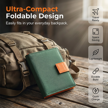 🔥Last Day Sale 60% OFF⏰☀️🔋Portable Solar Panel with USB Charging🏕️