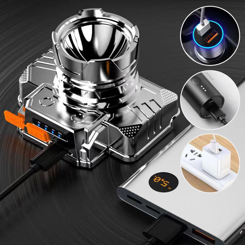Smart Motion Sensor LED Headlamp: Rechargeable Waterproof Hands-Free Headlight for Fishing & Outdoor (Limited Stock)