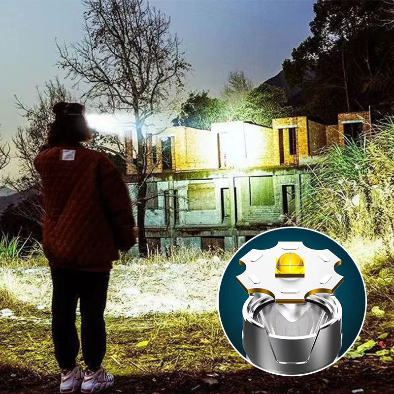 Smart Motion Sensor LED Headlamp: Rechargeable Waterproof Hands-Free Headlight for Fishing & Outdoor (Limited Stock)