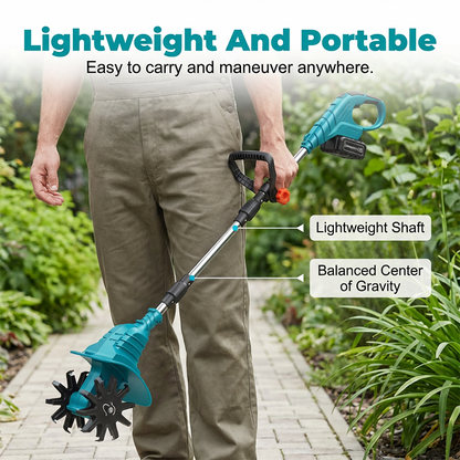 🌱Limited-time offer🌱 Cordless Electric Garden Tiller & Cultivator