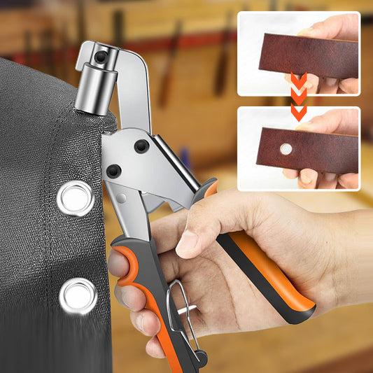 ⏳Time-Limited Special⏰Eyelet Pliers Set – Durable, Complete, For Tarps & DIY 🔩