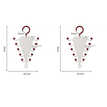 🥳2026 HOT SALE🥳Multi-Functional V-Shaped Double Sided Hanger Storage Rack
