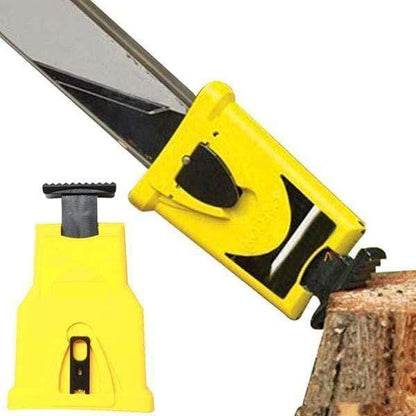 💥Compact Chainsaw Sharpener – Portable Bar-Mount Chain Sharpening Tool with Replaceable Sharpening Stone