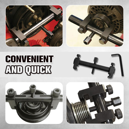 🔧⚙️ Adjustable Crankshaft Pulley Removal Tool – 50% OFF! Fits most vehicles, easy to use, heavy-duty – remove pulleys without hassle. 🚗