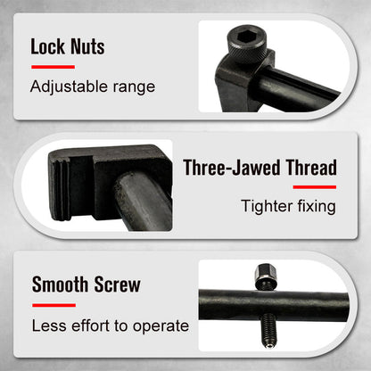 🔧⚙️ Adjustable Crankshaft Pulley Removal Tool – 50% OFF! Fits most vehicles, easy to use, heavy-duty – remove pulleys without hassle. 🚗