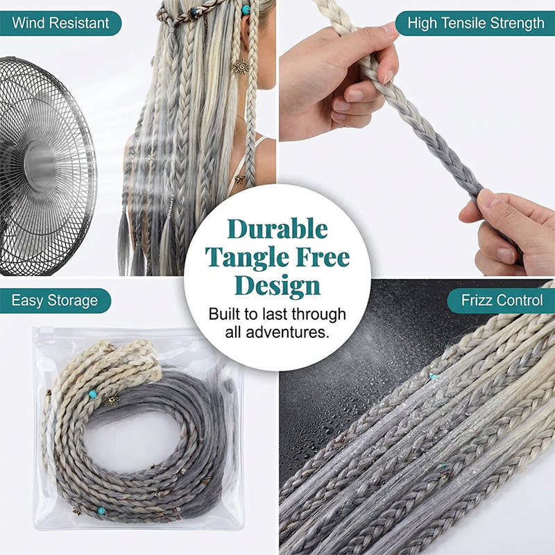Maillard Style Pre-Braided Hair Extensions
