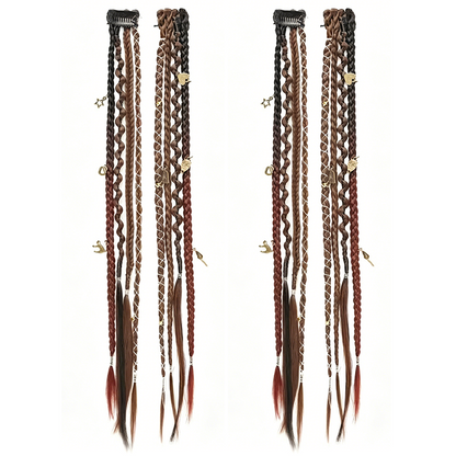 Maillard Style Pre-Braided Hair Extensions