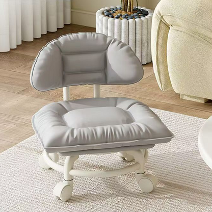 🪑40% OFF NOW! ⏰ Rolling Low Stool with Backrest – Padded seat & silent casters – Perfect for workshops, garages or studios – comfortable and mobile 🛠️✨