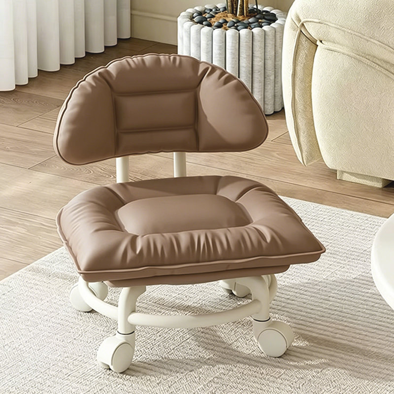 🪑40% OFF NOW! ⏰ Rolling Low Stool with Backrest – Padded seat & silent casters – Perfect for workshops, garages or studios – comfortable and mobile 🛠️✨