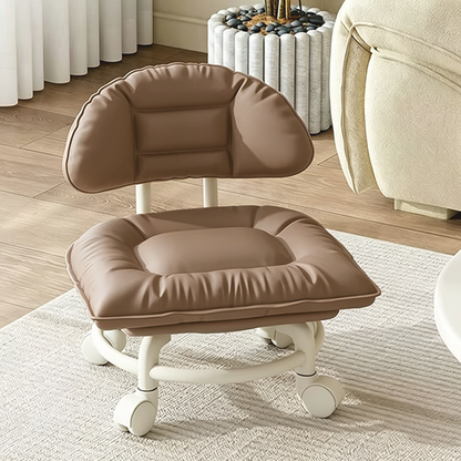 🪑40% OFF NOW! ⏰ Rolling Low Stool with Backrest – Padded seat & silent casters – Perfect for workshops, garages or studios – comfortable and mobile 🛠️✨
