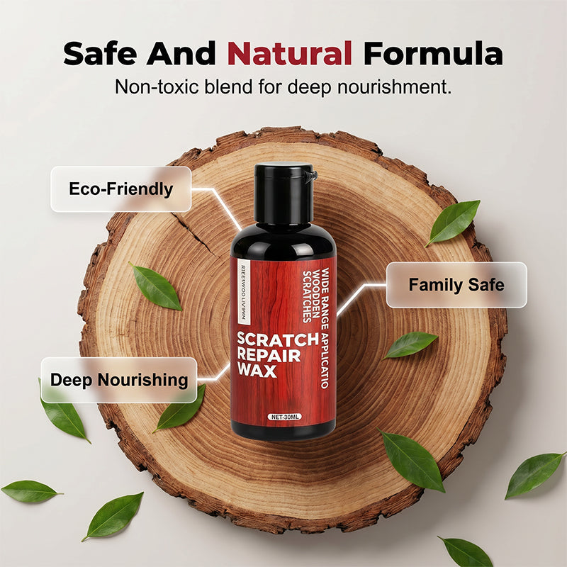 🔥Scratch Repair Wax with Sponge Eraser–Restores natural grain, no need to replace! 💰