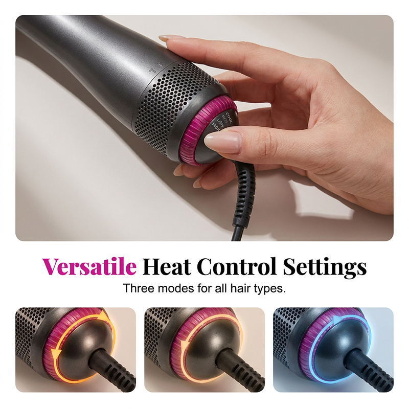 🎉 2026 Sale — Over 162,000 Sold! 💇‍♀️ Professional 3-in-1 Hot Air Brush – Dry, Detangle & Volumize in One Step ✨