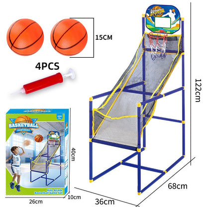 🏀 Kids' Indoor Basketball Arcade Game with 4 Balls
