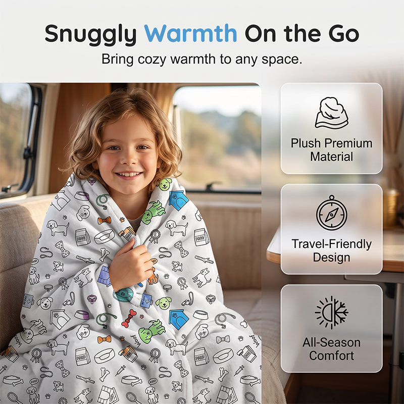 🔥LAST DAY SALE 50% OFF!!🎨✨Creative Cozy Coloring Blanket Kit