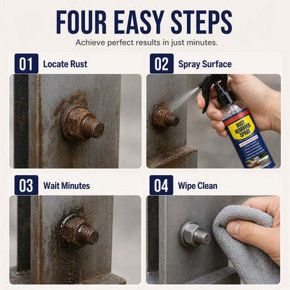 🛠️ Multi-Purpose Rust Remover Spray & Metal Lubricant for Tools, Hinges and Locks