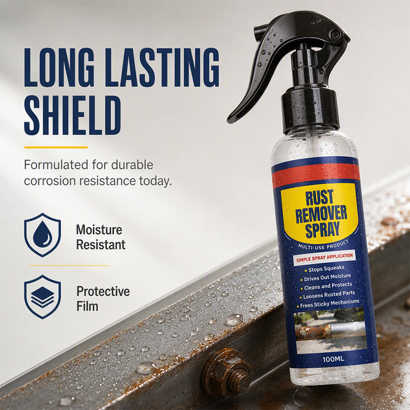 🛠️ Multi-Purpose Rust Remover Spray & Metal Lubricant for Tools, Hinges and Locks
