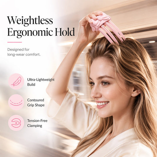 🔋 Rechargeable Root Volumizing Clip – Cordless Heated Hair Lifter for Fine Flat Hair, 2 Heat Settings, Type-C Portable Styling Tool ✨💁‍♀️