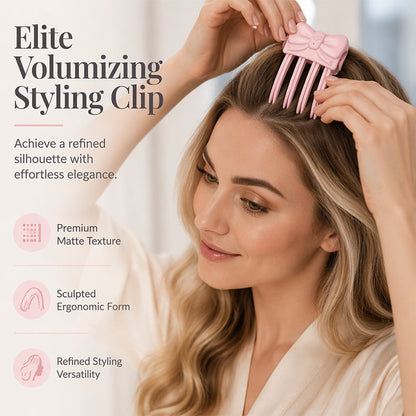 🔋 Rechargeable Root Volumizing Clip – Cordless Heated Hair Lifter for Fine Flat Hair, 2 Heat Settings, Type-C Portable Styling Tool ✨💁‍♀️