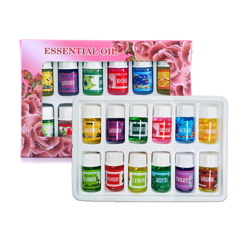 Twelve-bottle fragrance set without a diffuser