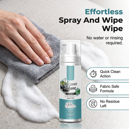 No-Rinse Fabric Cleaner Foam