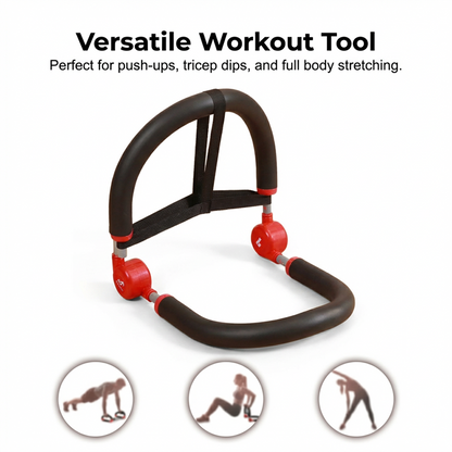 🛡️Core & Sit‑Up Exercise Machine – Assisted rebound protects your back, thick foam padding supports neck & spine. 🏠✨