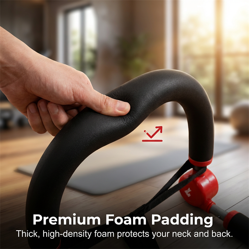 🛡️Core & Sit‑Up Exercise Machine – Assisted rebound protects your back, thick foam padding supports neck & spine. 🏠✨