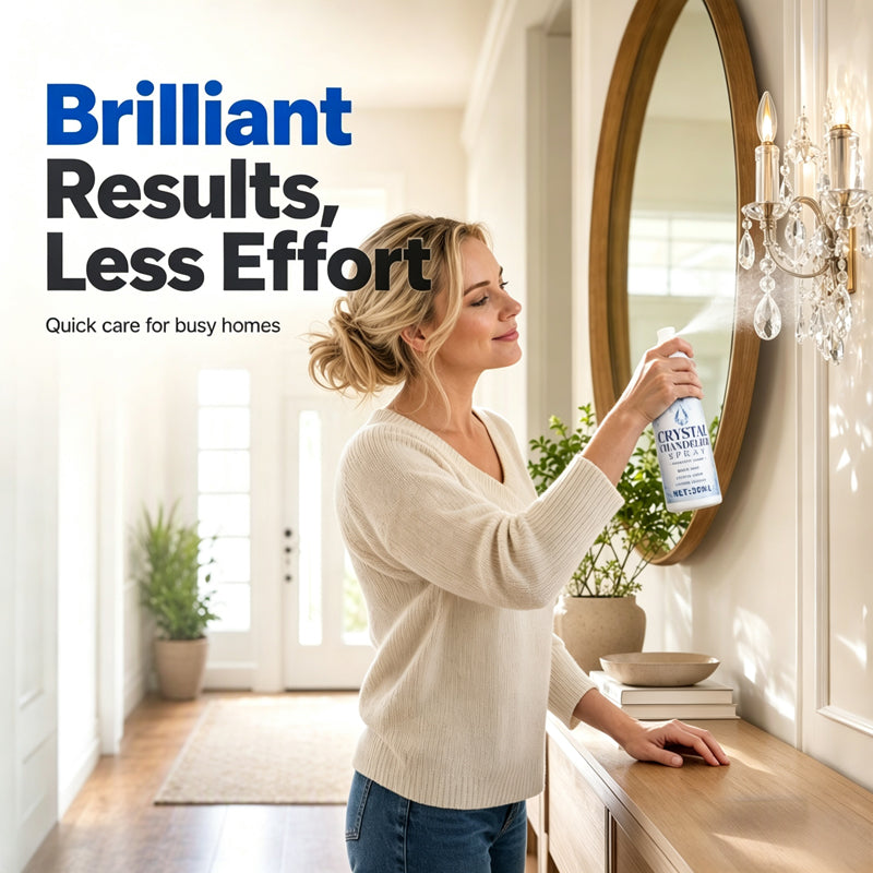 Crystal Chandelier Cleaner Spray – Easy Dust & Grime Removal
