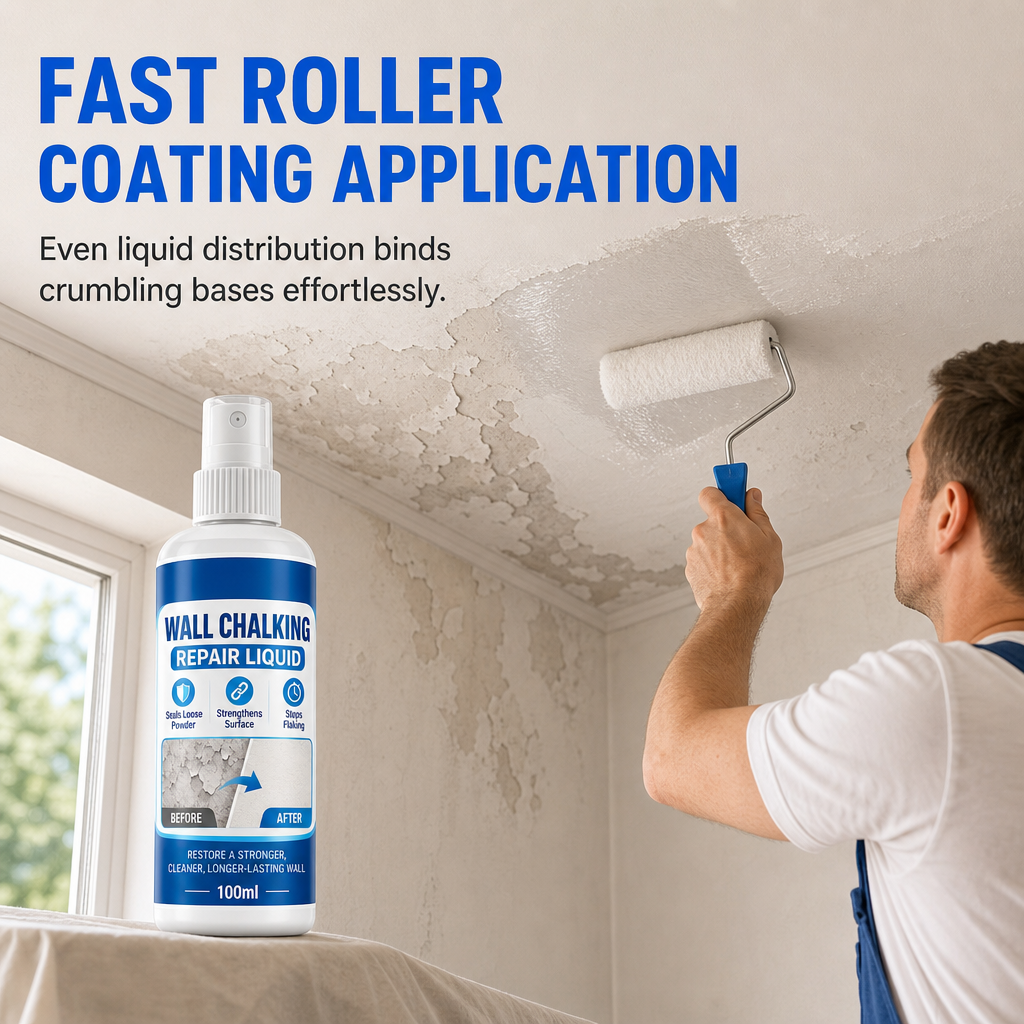 🧱 Wall Chalking Repair Liquid – Surface Curing Agent ✨