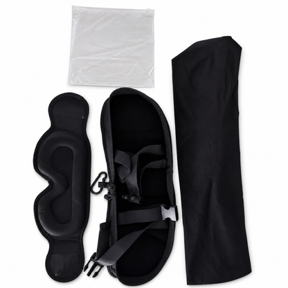 Integrated Memory Foam Travel Pillow and 3D Blackout Sleep Eye Mask Set for Travel Neck Support