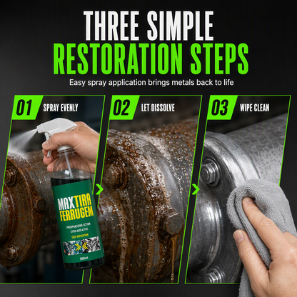 🔧 LIMITED-TIME 50% OFF! 💨 3 in 1 Rust Remover & Phosphating Agent – Degrease, Remove Rust, Anti-Rust ✨