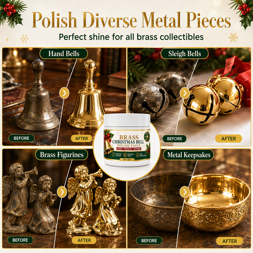 ✨ Brass Bell & Copper Polish Cream - Deep Tarnish & Oxidation Remover
