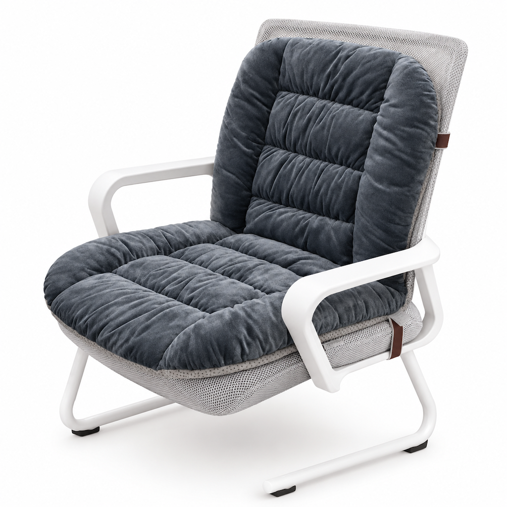 🔥 Cozy Heated Chair Cushion – Plush Seat & Back Warmer with Adjustable Heat & Timer！！！