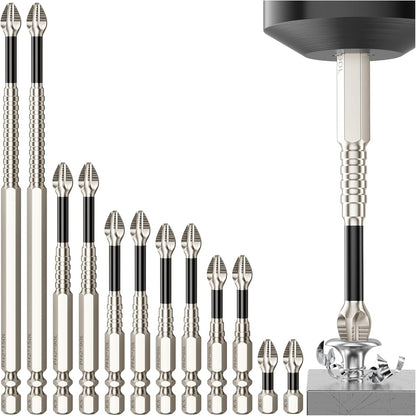 12-Piece Magnetic Impact Screwdriver Bit Set - image 1