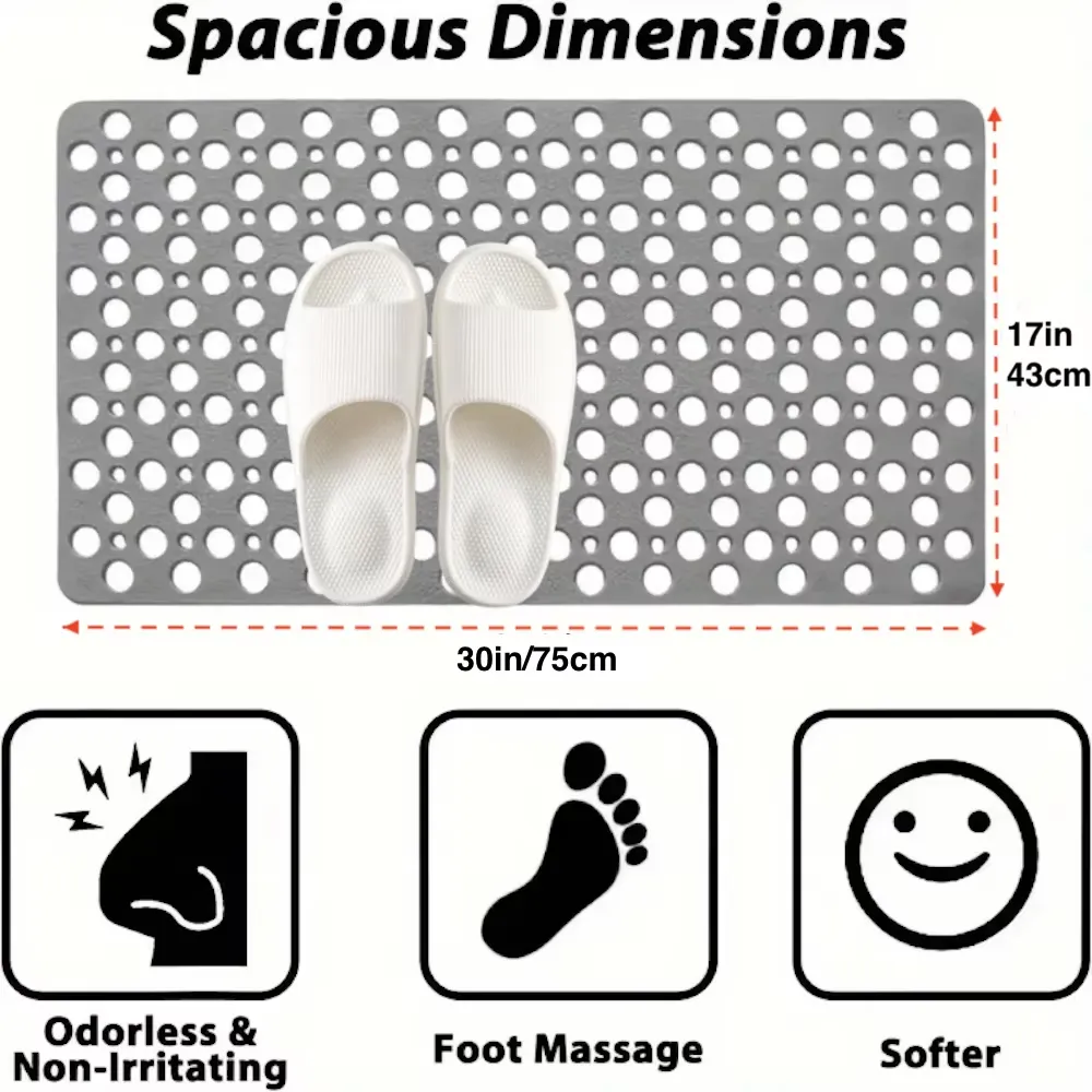 🔥Save 50% This Summer 💧 Bathroom Safety Mat - Make Every Shower Feel Safer 🚿