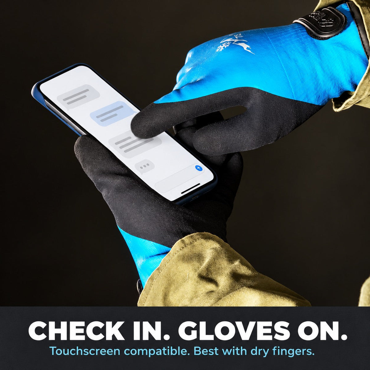Heavy Duty Insulated Work Gloves - Latex-Dipped, 100% Waterproof, Rubber Palm, Velcro Wrist, Better Grip, Tight-Fitting Gardening & Hardware Protective Gloves