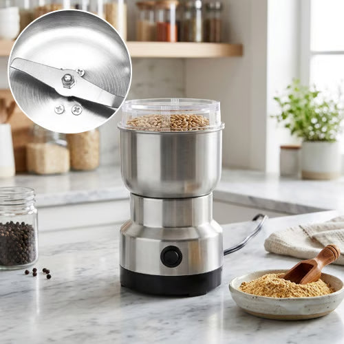 🏅High-Speed Stainless Steel Grain Grinder