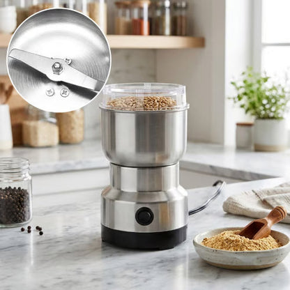 🏅High-Speed Stainless Steel Grain Grinder
