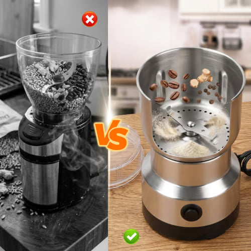 🏅High-Speed Stainless Steel Grain Grinder