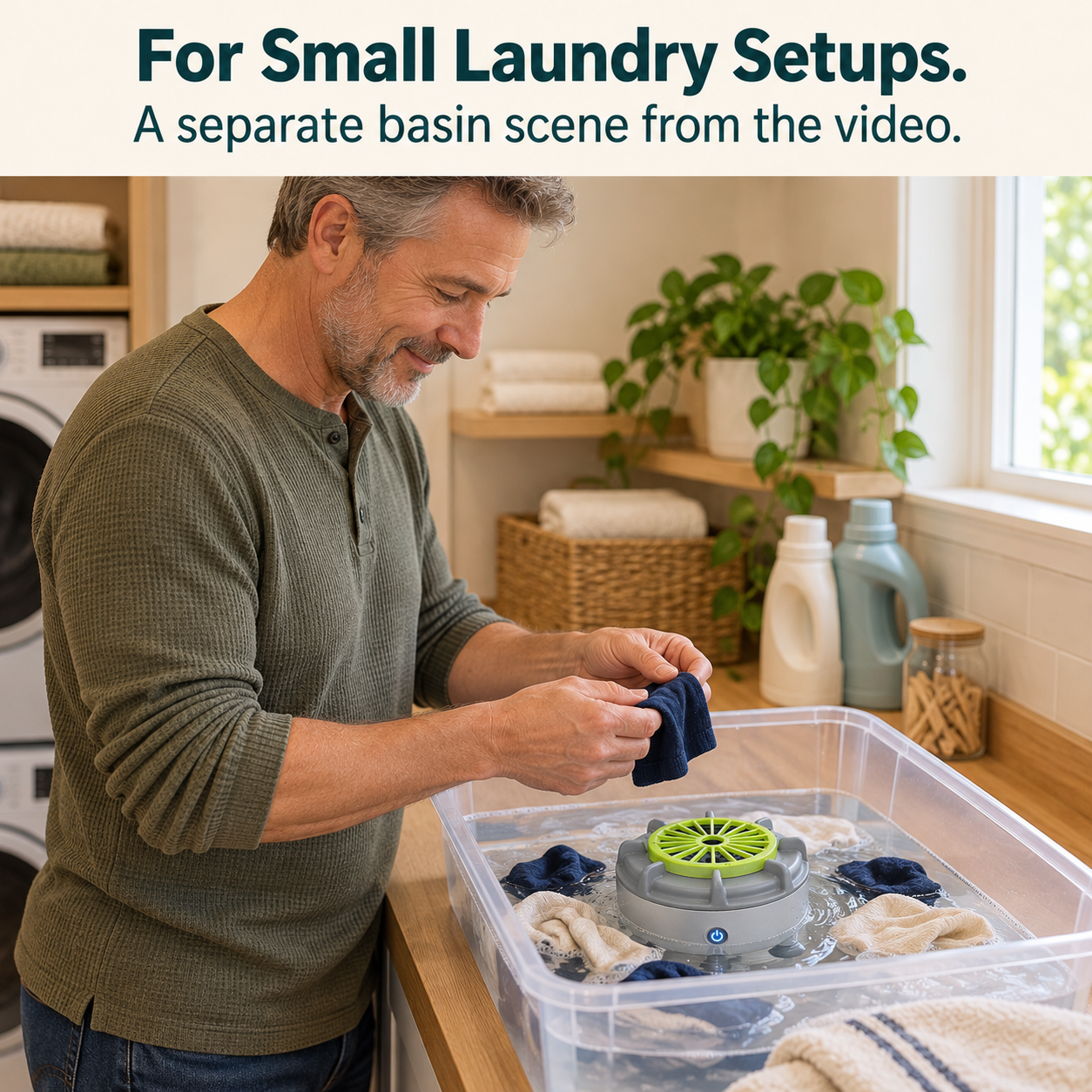 A Separate Basin for Small Items.